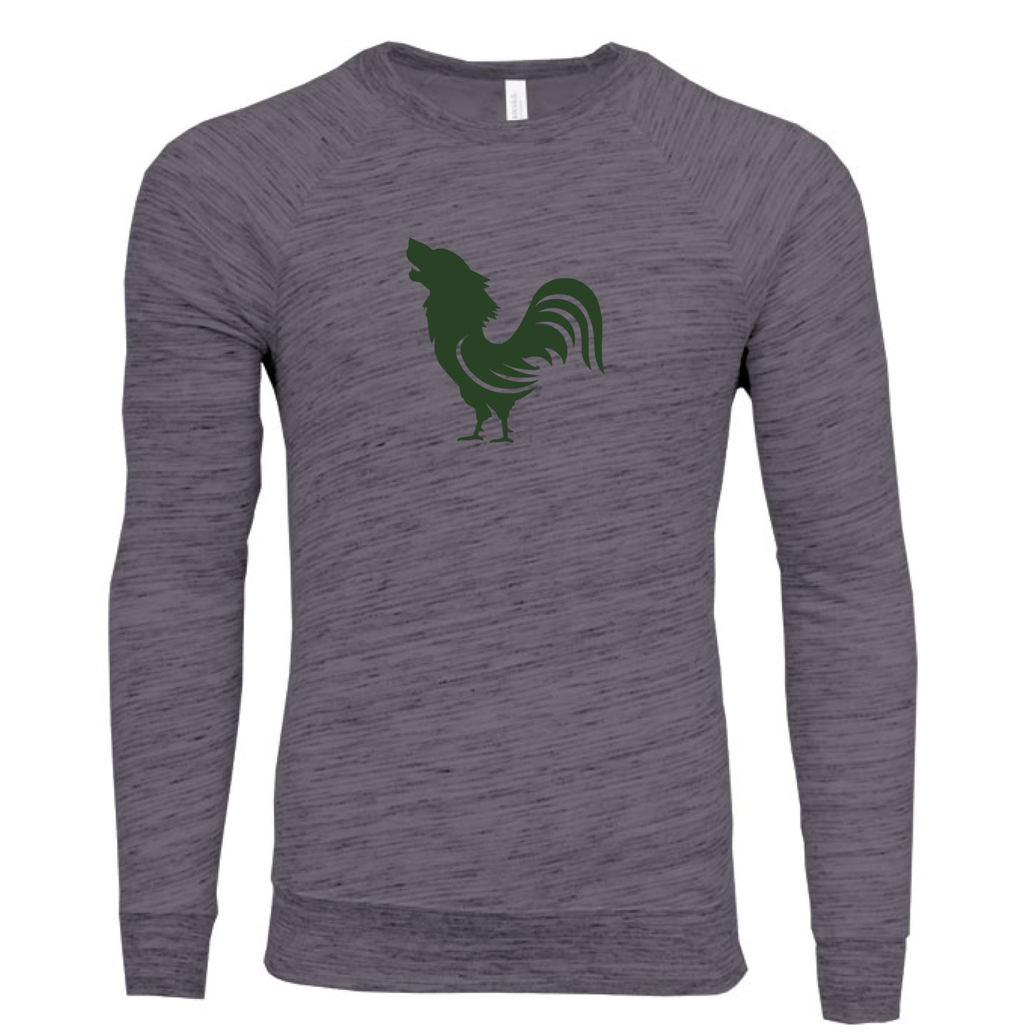 DK GRY MRBLE FLC - FRONT